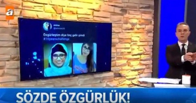 ATV'de çok ilginç anlar: 'Bu hanımefendi konulu filmlerde oynuyor'