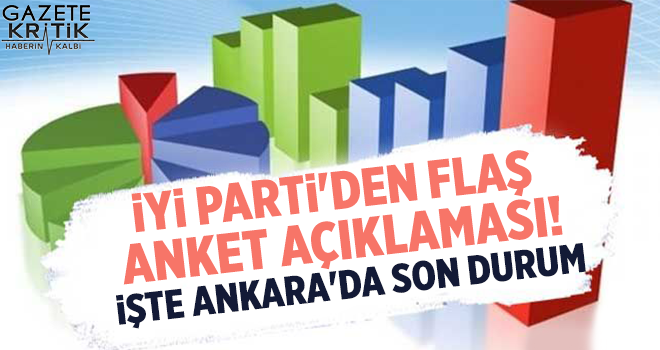 İyi Parti'den flaş anket açıklaması! İşte Ankara'da son durum