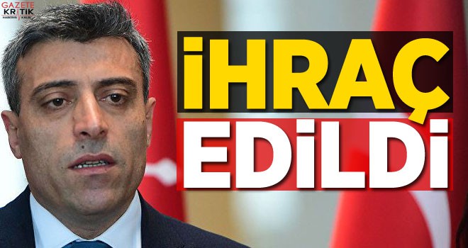 CHP, milletvekili Öztürk Yılmaz'ı partiden ihraç etti