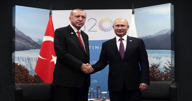 Cumhurbaşkanı Erdoğan, Putin ile görüştü