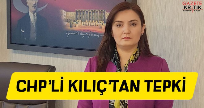 CHP'li Sevda Erdan Kılıç'tan Tepki!