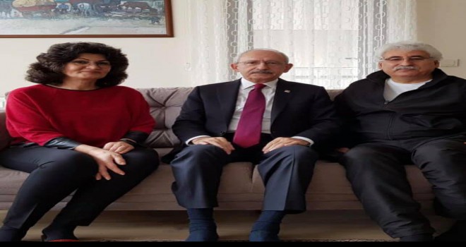 CHP LİDERİ KEMAL KILIÇDAROĞLU'NDAN MEHMET TÜM'E GEÇMİŞ OLSUN ZİYARETİ