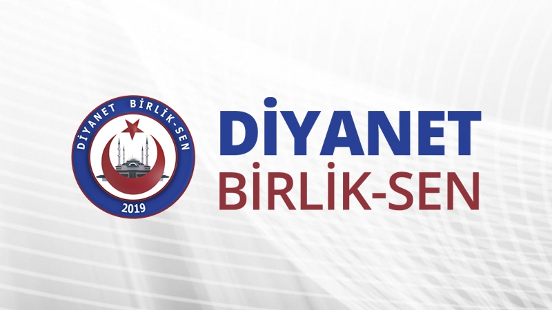 Diyanet Birlik-Sen üyeleri, Diyanet İşleri Başkanlığı önünde toplandı