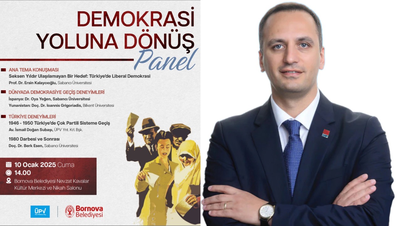 Bornova Belediyesi'nden “Demokrasi Yoluna Dönüş” paneli