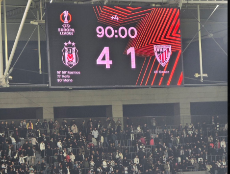 Beşiktaş Athletic Bilbao maçını 4-1 kazandı