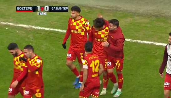 Göztepe Gaziantep FK maçını 1-0 kazandı