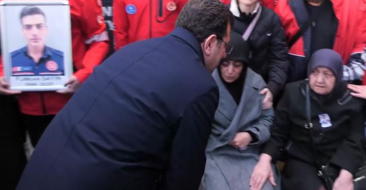 Şehit İtfaiye Eri Furkan Sayın’a Veda: Törene İmamoğlu da Katıldı