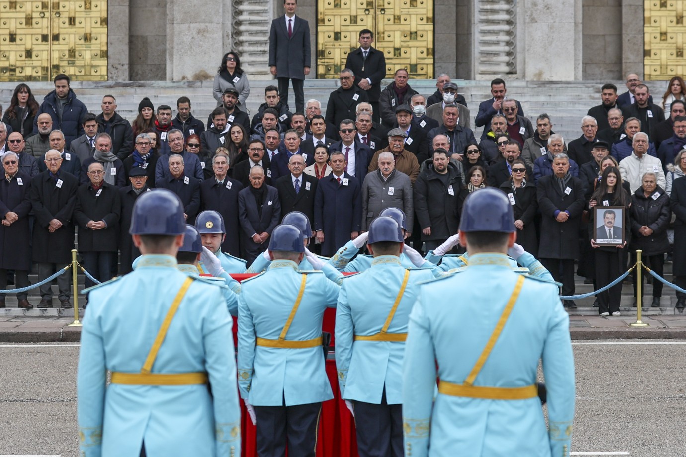 Gazeteci Elif Doğan Şentürk'ün babası Mustafa Doğan cenaze töreni TBMM'de yapıldı