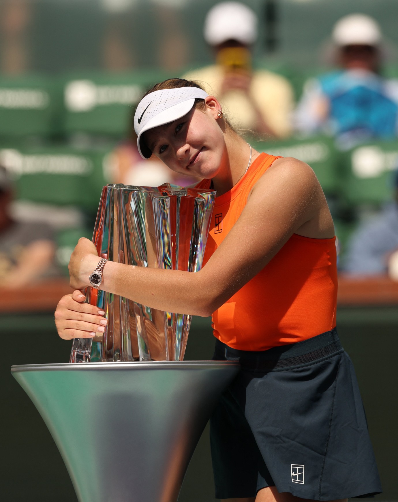 17 yaşındaki Mirra Andreeva, Sabalenka'yı setlerde 2-1 yenerek Indian Wells Açık şampiyonluğunu kazandı