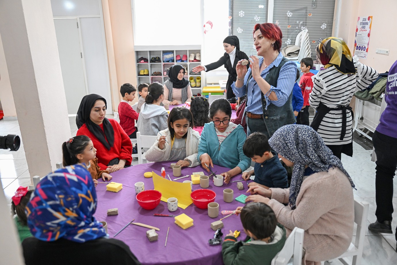 Mersin Büyükşehir Belediyesi'nden anne ve çocuklara keyifli etkinlik