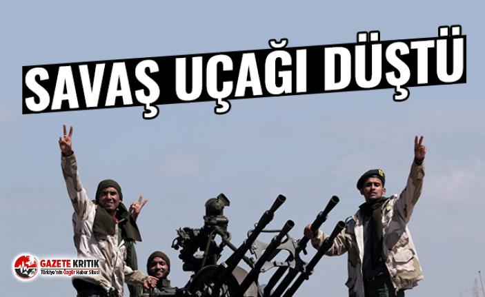 Libya'da savaş uçağı düştü