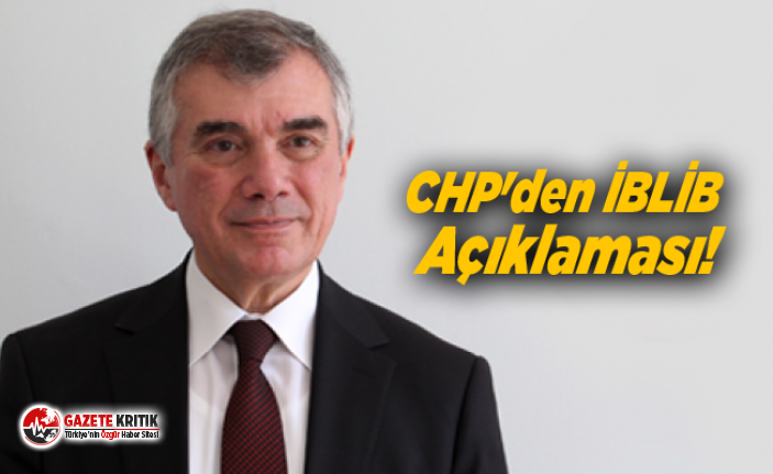 CHP'den İBLİB Açıklaması!