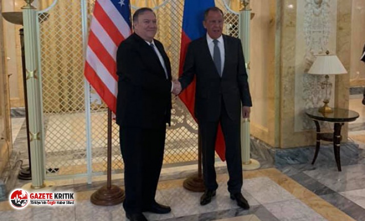 Lavrov, Pompeo ile görüşmesi başladı