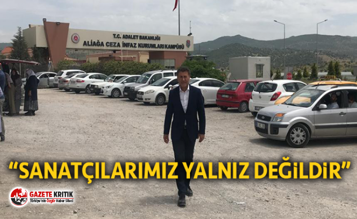 Sarıbal, Cezaevindeki Tiyatrocu Masatçı’yı Ziyaret Etti