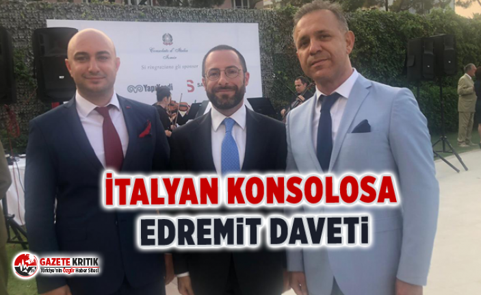 İtalyan Konsolosa Edremit daveti