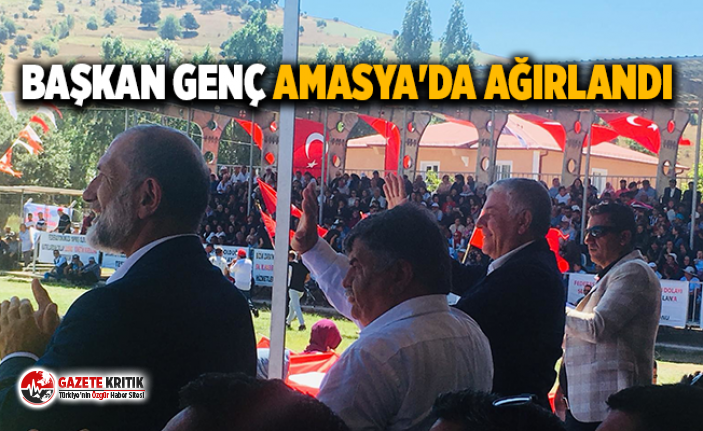 BAŞKAN GENÇ AMASYA'DA AĞIRLANDI