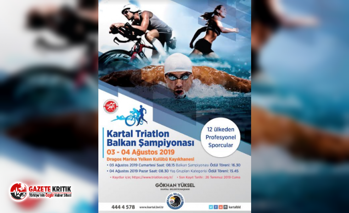 Triatlon Balkan Şampiyonası Heyecanı Kartal’da Yaşanacak