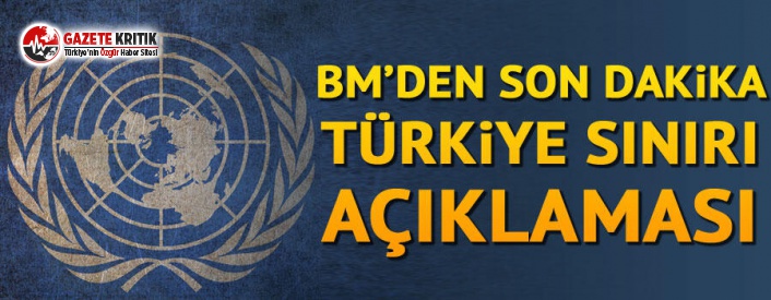 BM'den Türkiye açıklaması