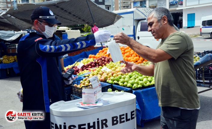 Yenişehir Belediyesi Semt Pazarında Teyakkuzda