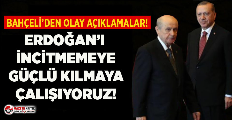 Bahçeli'den dikkat çeken Erdoğan açıklaması