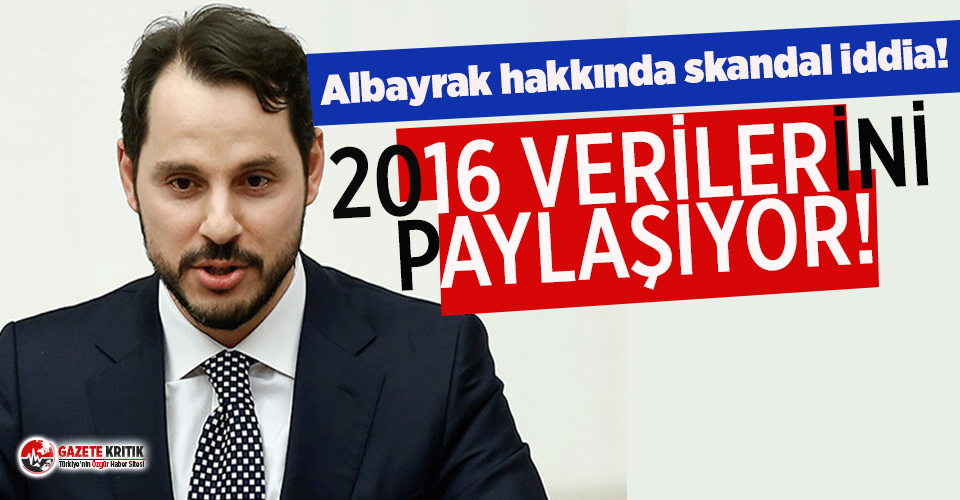 Bakan Albayrak hakkında skandal iddia!