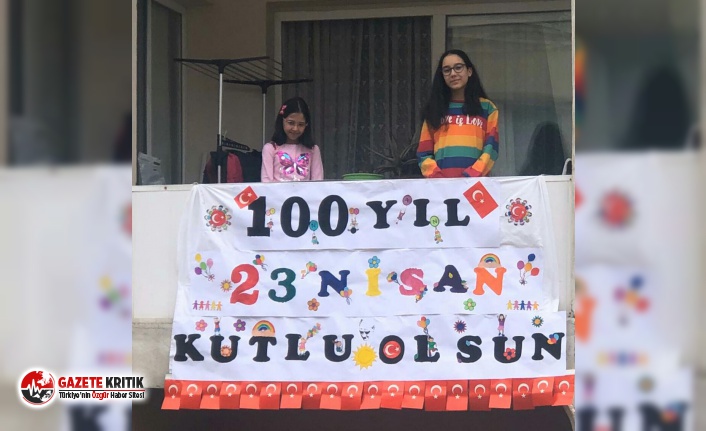 Bayraklılı çocuklar 100. yıla iz bıraktı