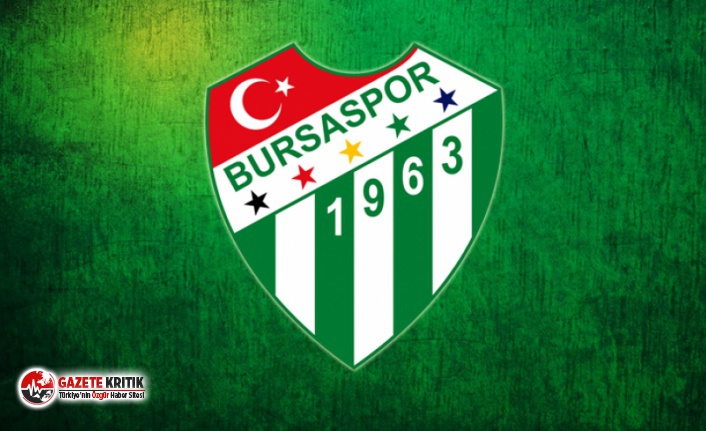 Bursaspor'da şok istifa!