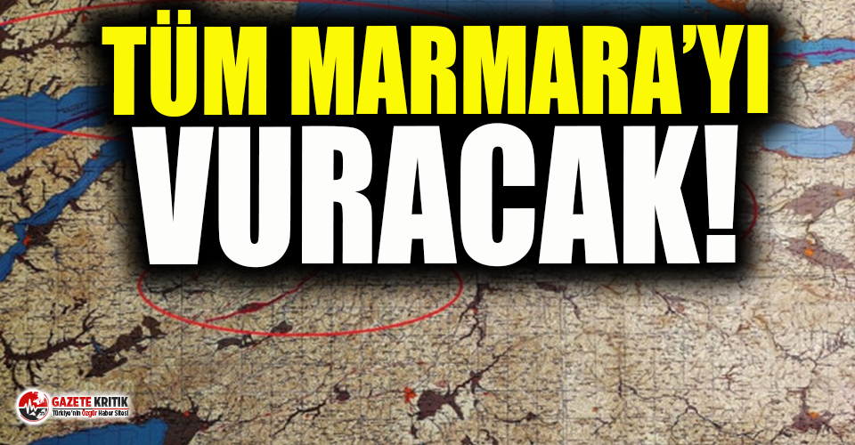 Marmara Bölgesi'nde katil fay alarmı!