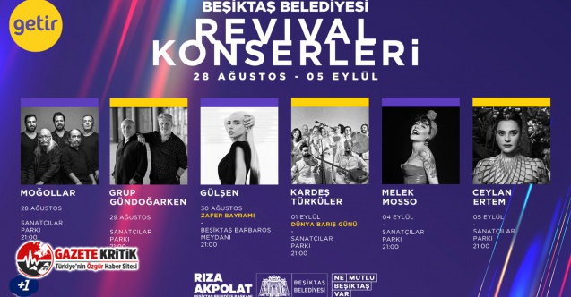 Beşiktaş’ta Revival Konserleri Başlıyor