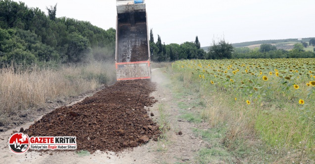 Mudanya Belediyesi’nden Arazi Yollarına Yoğun Mesai