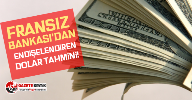 Fransız Bankası'dan Endişelendiren Dolar Tahmini!