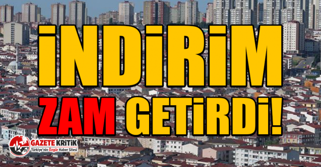 İndirim zam getirdi!