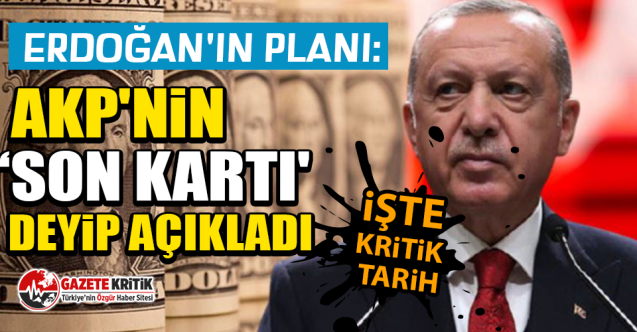 Erdoğan'ın planı: İşte kritik tarih