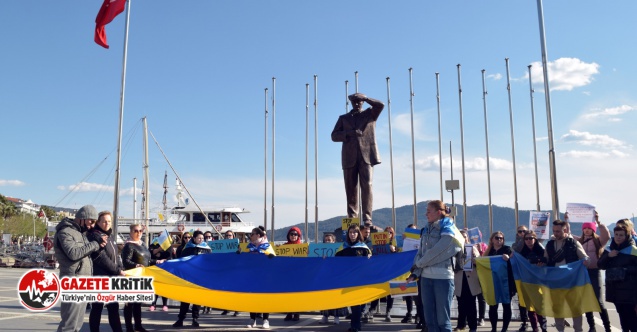 UKRAYNALILARDAN ATATÜRK’ÜN GÖLGESİNDE BARIŞ ÇAĞRISI