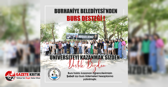 Sosyal belediyecilik:Burhaniye belediyesi öğrenci burslarını yatırdı