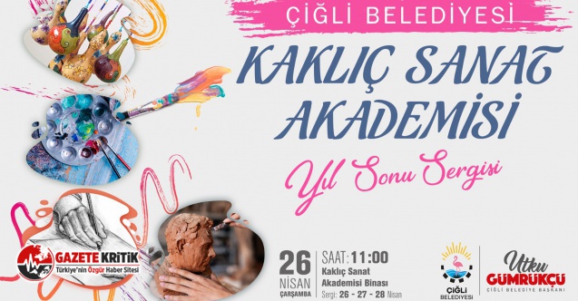 Çiğlili Kursiyerlerden Yıl Sonu Sergisi