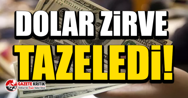 Dolar zirve tazeledi!