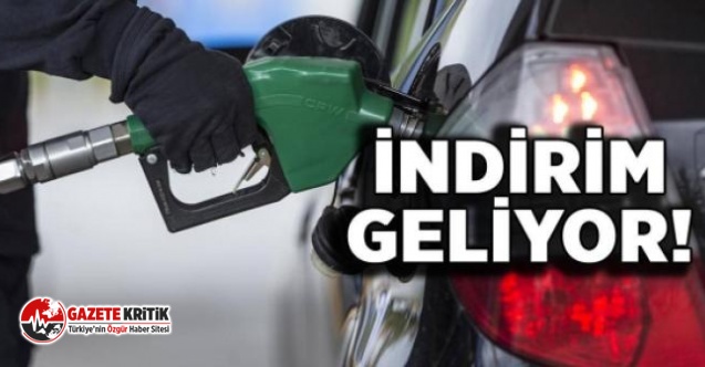 Benzine indirim geliyor