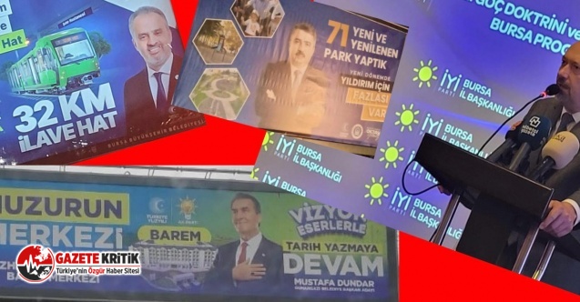 BURSA'DA AK PARTİ’YE “BİLBOARD” ŞOKU!