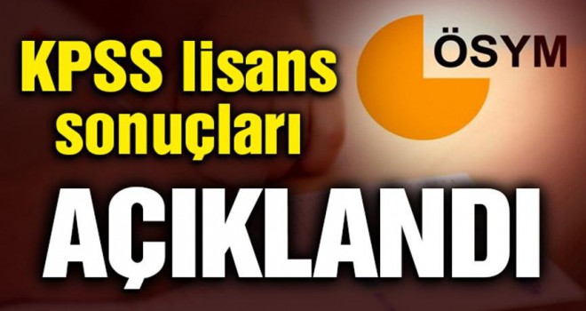 TIKLA, ÖĞREN! KPSS lisans ve ÖABT sonuçları belli oldu