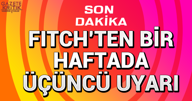 Fitch'ten döviz borcu uyarısı