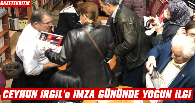 Ceyhun İrgil'e İMZA GÜNÜNDE YOĞUN İLGİ