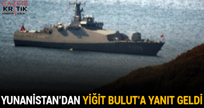 Yunanistan'dan Yiğit Bulut'a yanıt geldi