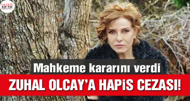 Zuhal Olcay, 10 ay hapis cezasına çarptırıldı