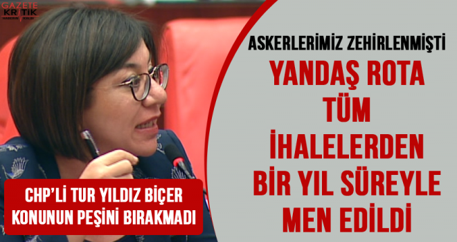 YANDAŞ ROTA TÜM İHALELERDEN BİR YIL SÜREYLE MEN EDİLDİ