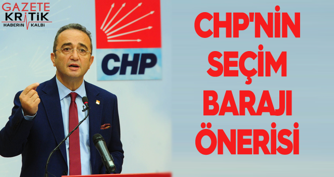 CHP'nin seçim barajı önerisi