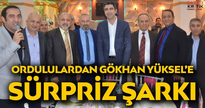 Ordululardan Gökhan Yüksel'e sürpriz şarkı