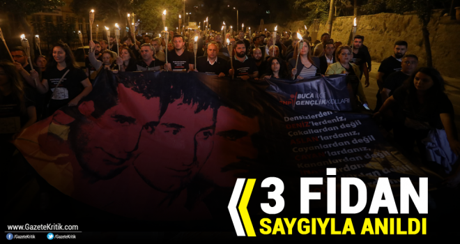 3 FİDAN SAYGIYLA ANILDI