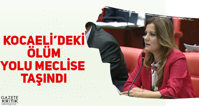 CHP'li Hürriyet,Kocaeli'deki Ölüm Yolunu  meclise taşıdı