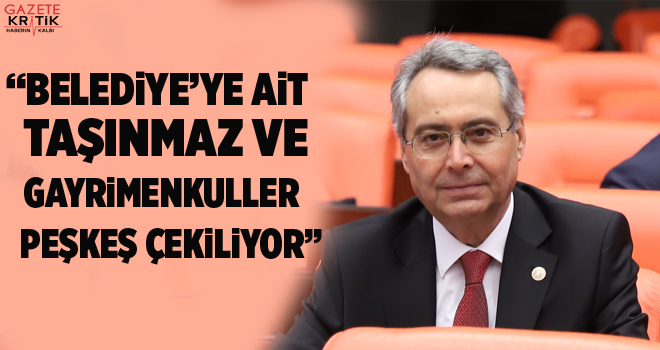 CHP Antalya Mv Rafet Zeybek'ten Antalya Büyükşehir Belediyesine Ensar Vakfına Kıyak Sorusu